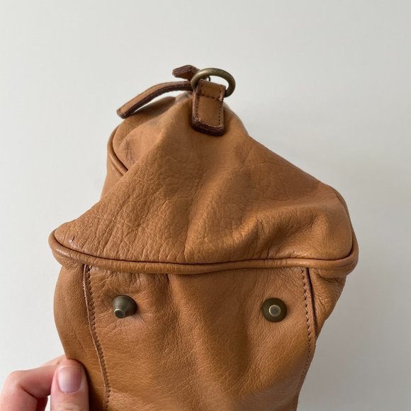 Liebeskind Berlin Hand Bag Leather Detachable Shoulder Strap Brown - Picture 4 of 11